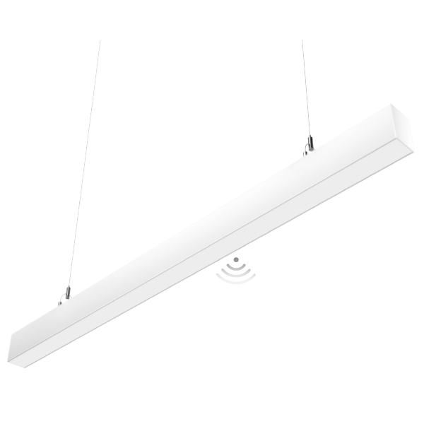 8055 direct indirect linear light with microwave sensor