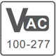 100 277v ac