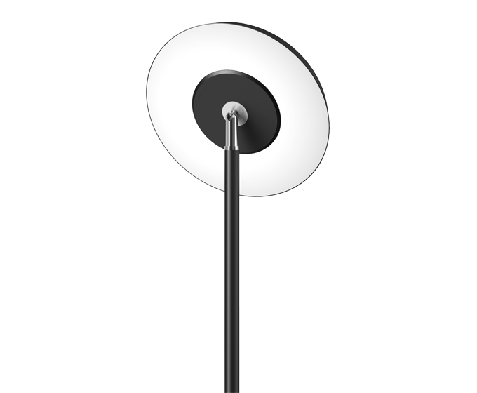 round floor lamp with direct indirect lighting by signcomplex
