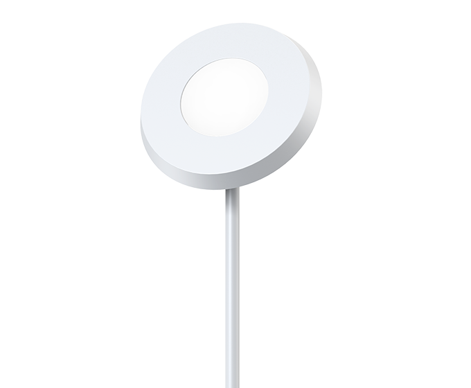 round floor lamp with direct indirect lighting from signcomplex