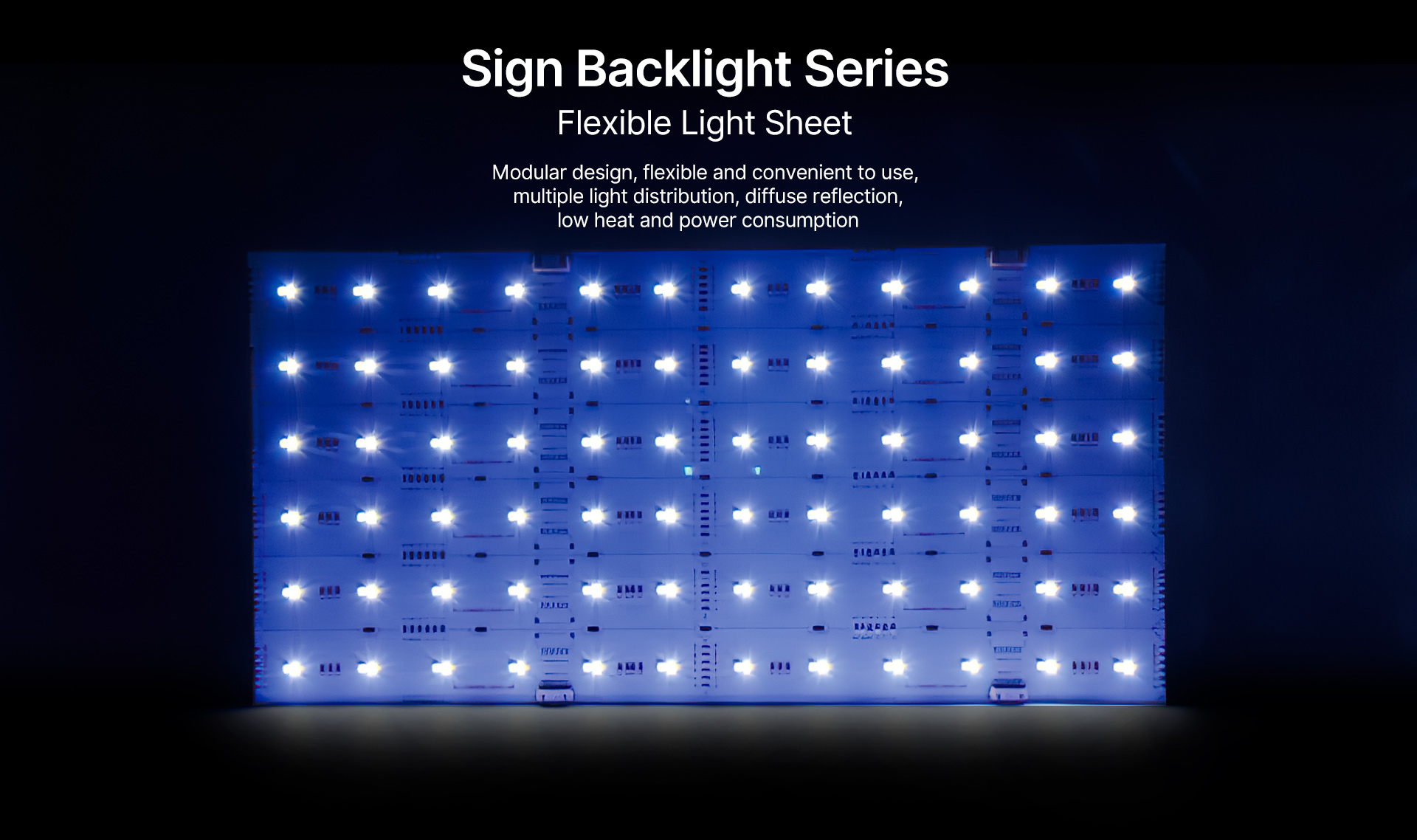 sign backlight light sheet