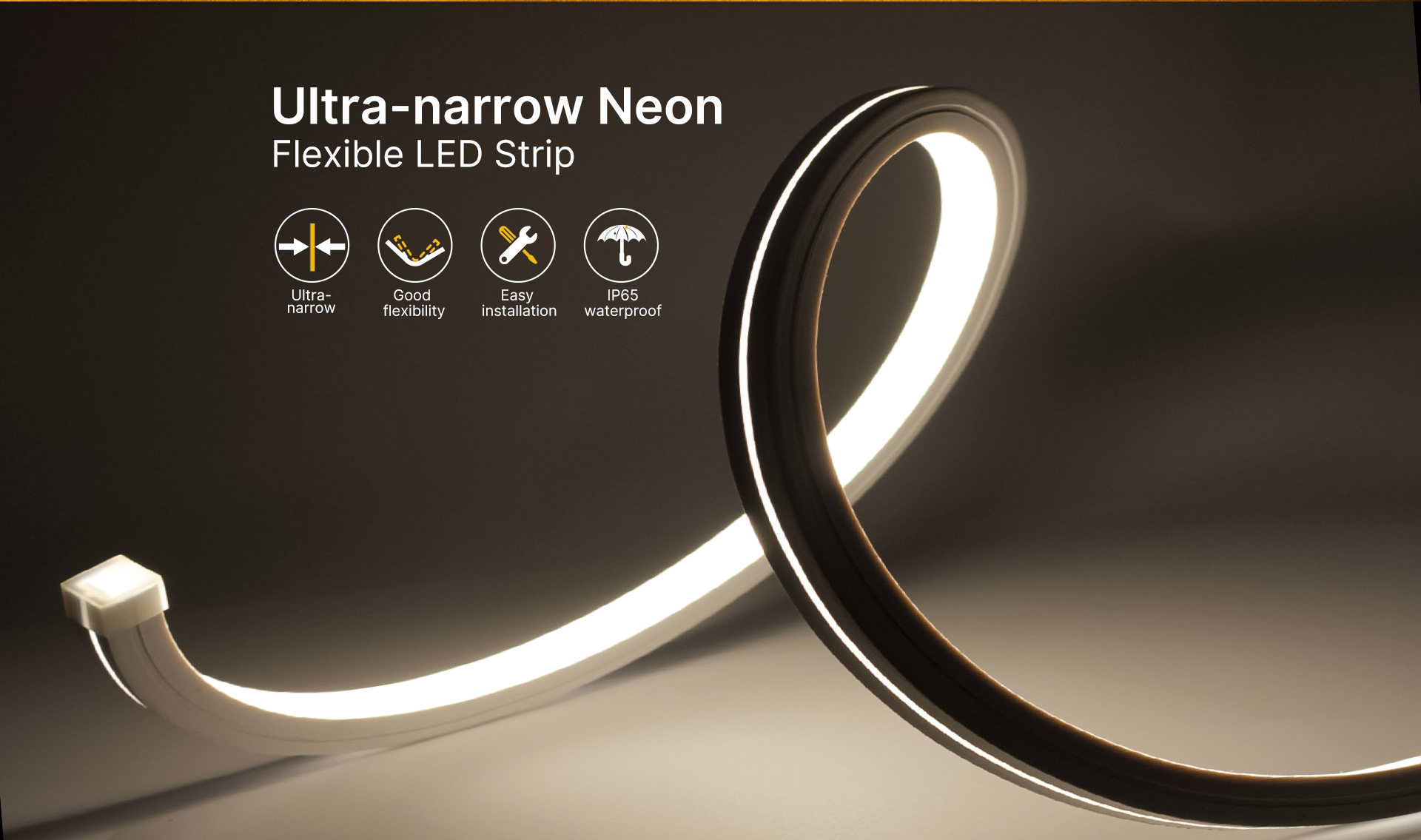 ultra-narrow neon strip