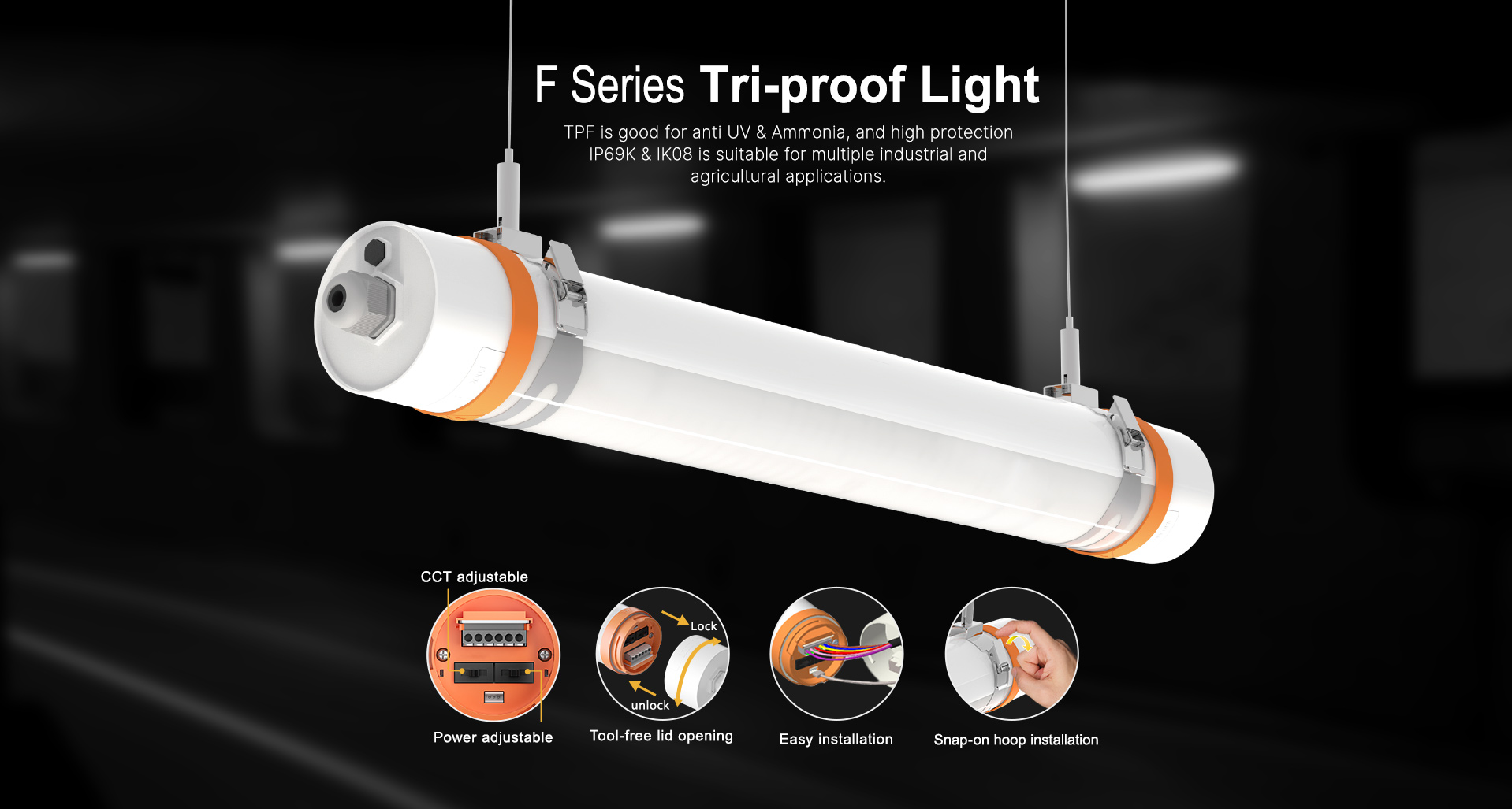 F series tri-proof light