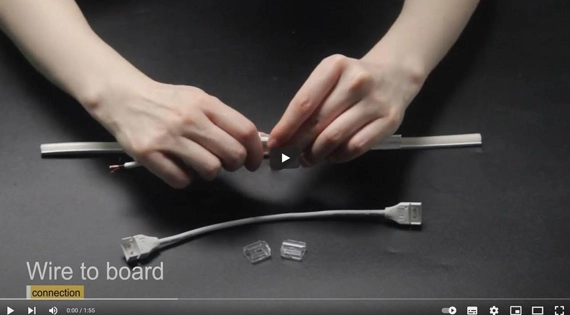 Connection for SMD Smooth Line LED Strip