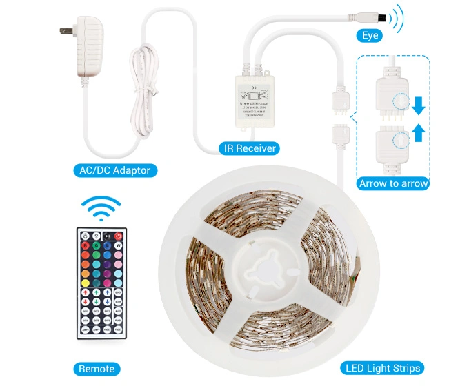 5050st rgb led strip kit4