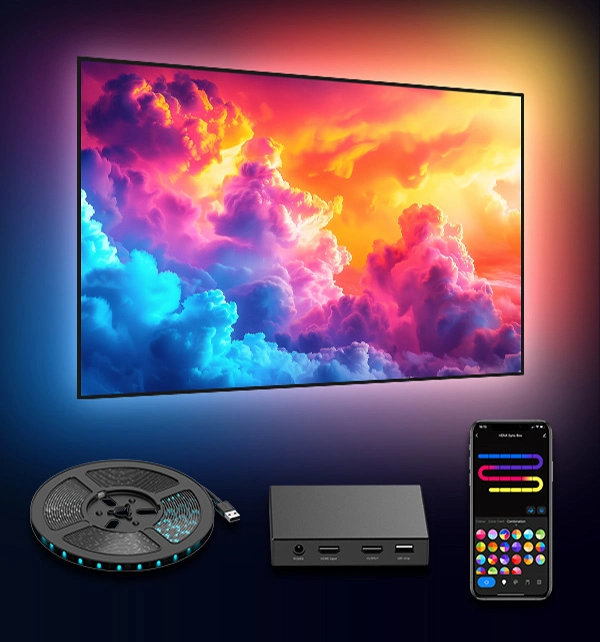 HDMI Sync TV Backlight LED Strip Kit