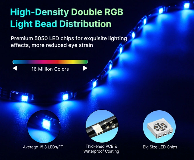 ar color pickup tv backlight  led strip kit3