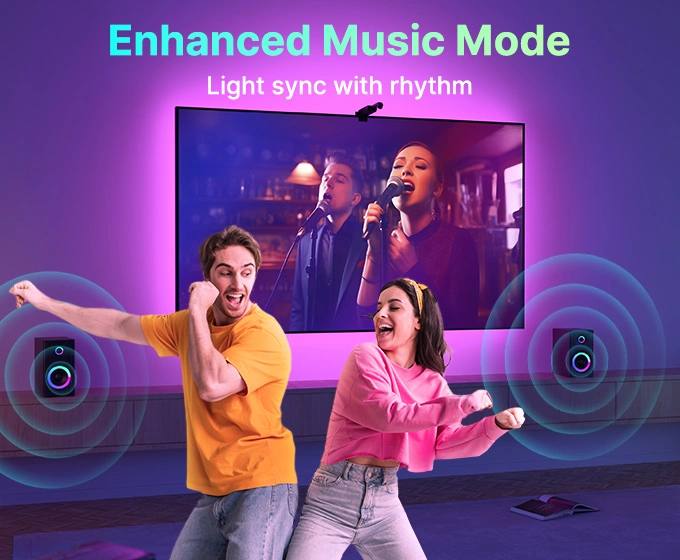 ar color pickup tv backlight  led strip kit4