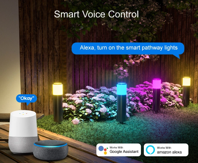 smart outdoor pathway light