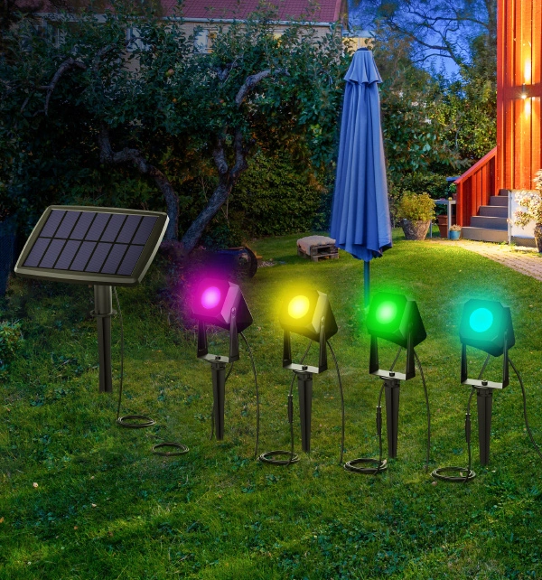 Solar RGB Landscape Lights