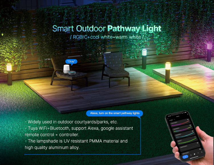 Smart Outdoor Pathway Light