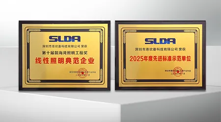 Signcomplex won the double honors of A Leading Linear Lighting Enterprise and Advanced Standard Demonstration Unit in 2025