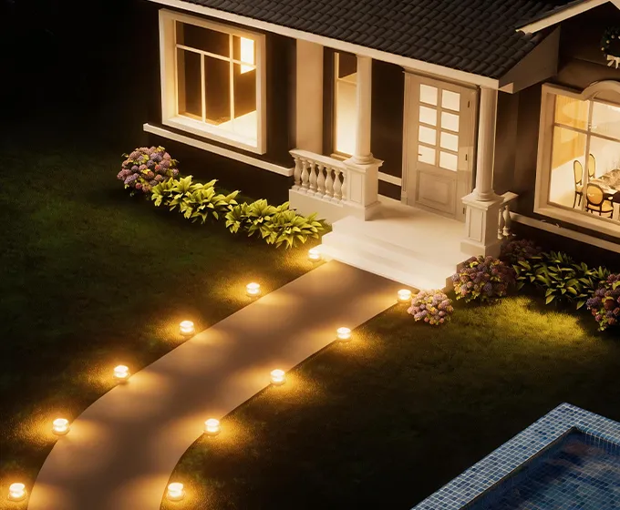 RGBCW Outdoor Pathway Light V2 series